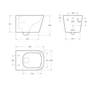 ������ ��������� BelBagno Ardente-C 520�360�365 � ��������,������ ������� BB3202CHR-MB+BB3202SC-MB
