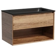 Тумба под раковину SANCOS Marmi 1.0 (790х445х520) подвесная, 1 ящик, дуб чарльстон MR1.080ECH