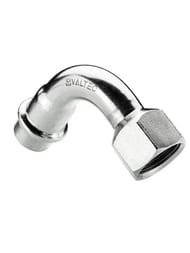 Отвод пресс VALTEC 28х1"В, 90° нерж. сталь VTi.956.I.002806