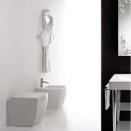 Полотенцедержатель AeT MIRROR 750х800 с зеркалом, белый C105VS100