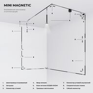 Шинопровод встраиваемый Elektrostandard Mini Magnetic a065630, черный