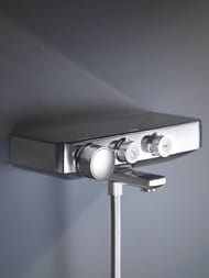 Смеситель Grohe Grohtherm SmartControl 34718000 термостат для ванны с изливом и полочкой, хром
