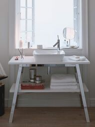 Раковина DURAVIT CAPE COD 460х460 антигрязевое покр., отв. под смес., б/перелива 23404600001
