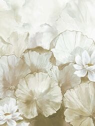 Панно Zambaiti Satin Flowers IV (3,0х5,1) винил на флизелине, светло-коричневый, Z66875  (рул.)