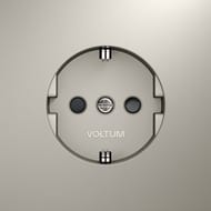 Розетка со шторками Voltum S70 VLS040203, кашемир