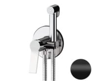 Гигиенический душ со смесителем Remer Slash SL65WNO, черный матовый — миниатюра 1