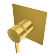 Смеситель для душа Remer Metrica MC30QBG, золото брашированное