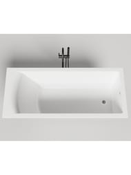 Ванна встраиваемая Salini Cascata (1806х802х600) иск.камень, S-Sense, матовая 104213MF