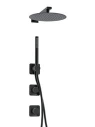 Душевая система WasserKRAFT Fulda A5251.299.219.258.302.242.217 без излива, черный Soft-touch — миниатюра 1