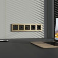 Рамка на 5 постов Werkel Slab (шампань софт) W0052911