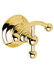 Крючок Nicolazzi Classica настенный, латунь, цвет: золото 1481GO