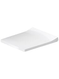 Сиденье для унитаза Duravit Viu без микролифта, быстросъемное, белое/петли сталь 0021110000