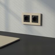 Рамка на 2 поста Werkel Slab (шампань софт) W0022911