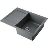 Мойка Omoikiri SAKAIME 68-PL (680х500х230) врезная, тетогранит, цвет-платина 4993193