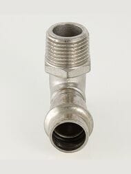 Отвод пресс VALTEC 35х1"Н, 90° нерж. сталь, VTi.953.I.003506