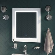 Зеркало IDDIS Oxford (600х700х32) с подсветкой и термообогревом, сенсорное включение, белое ЗЛП111