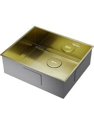 Мойка Omoikiri KASEN 53-26 INT LG (530х450х175) интегрированный монтаж, светлое золото 4993790