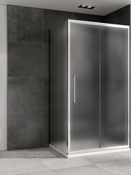 Душевой уголок ABBER Schwarzer Diamant AG30170MH-S60M (1700х600х1950) стекло 6мм,матовое/хром