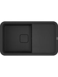 Мойка Omoikiri TASOGARE 86-BL (860х510210) врезная, артгранит, цвет черный 4993469