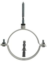 Элемент дымохода хомут крепежный STOUT DN100, для крепления к стене SCA-6010-000003