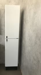 Шкаф-колонна COMFORTY Сорренто-40 (400х1900х385) напольный, светло-серый 00-00000818