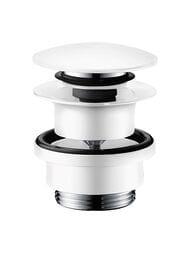 Hansgrohe Слив Push-open для раковины и биде, белый матовый 50100700