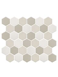Мозаика керамическая Starmosaic Hexagon small LB Mix Antid. (282х325х6) бежевая JMT31955 (шт.) — миниатюра 1