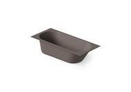 Ванна встраиваемая Dea Design DD8676 1700 6 (1700х750х580), ножки, слив/перелив, д/к, серо-коричневый