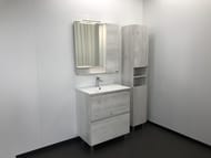 Шкаф-колонна COMFORTY Верона-35 (350х1600х320) подвесной, дуб белый00004137140
