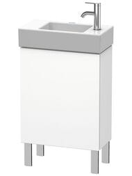 Тумба под раковину Duravit L-Cube 480х581х240 напольная, петли справа, белый матовый LC6751R1 — миниатюра 1