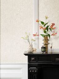 Обои виниловые на флизелине Rasch Gentle Elegance (1,06x10,05) штукатурка, бежевые 977400 (рул.)