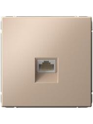Розетка Systeme Electric ARTGALLERY компьютерная RJ45, кат. 5е, механизм, песочная, GAL001283