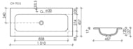 �������� ��������� Ceramicanova Element 1010�457�137 �������������, ����� CN7013