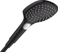 Уценка! Лейка для душа Hansgrohe Raindance Select E 120 мм 3jet черный матовый 26520670