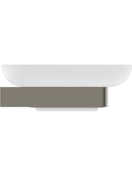 Мыльница Ideal Standard CONCA квадратная, серебро T4508GN