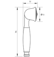 Ручной душ Migliore RICAMBI бронза ML.RIC-33.107.BR (30881)
