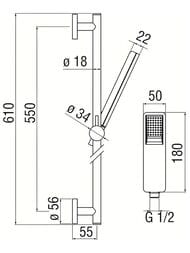 ������� �������� NOBILI ������ 610 ��, ����� 1 �����, �����, ����� ������� AD140/53WM