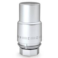 Термоголовка жидкостная ROYAL THERMO Design PRO М30х1,5 хром матовый RTO 7.0014
