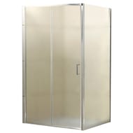 Душевой уголок BelBagno Uno (1200х900х1950) UNO-195-AH-1-120/90-P-Cr стекло рифл./проф. хром
