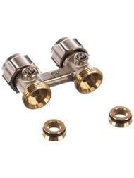 Узел нижнего подключения Oventrop "Multiflex F" ZB G3/4" HГx G3/4" HP прямой,   1015813