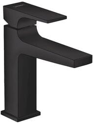 Смеситель Hansgrohe Metropol 32507670  для умывальника, с донным клапаном, 110мм, черный матовый