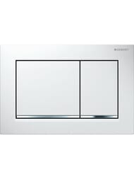 GEBERIT Omega30 Клавиша смыва белый/декор хром глянцевый 115.080.KJ.1