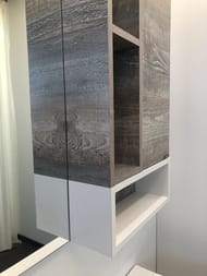 Зеркало-шкаф COMFORTY Турин-120 (11801х800х140) напольный, дуб бежевый 00004137136