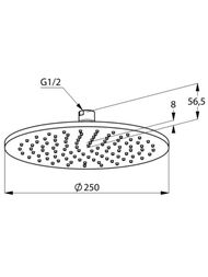 ������� ��� KLUDI A-QA DN15 ������� 250��, ������, ������ ������� 6432587-00