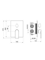 ��������� ��� �����/���� Aquatek ���� AQ1447MB ������������, 3 ������, �������������, ������ �������