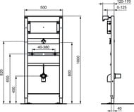 ����������� Ideal Standard PROSYS ��� �������� � ������ ��������� � ���� �������� ���������� R016367
