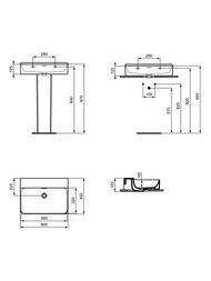 ���������� Ideal Standard CONCA (600�450) ��� ��������� ��� ���������, � ��������� T378901