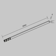 �������� ���������� Maytoni Flex (�����) TR186-1-16W2.7K-B Levity 2700� 16�� 2�, IP20, ������