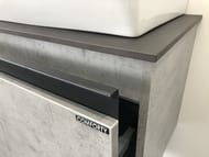Тумба COMFORTY Эдинбург-60 (600х525х400) подвесная, с раковиной и столеш., бетон светлый 00-00001928