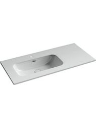 Раковина накладная Ceramicanova Element 1010х465х170 чаша слева,1 отв. под смеситель,белый CN7003L